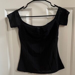 Bebe Elegant Black Women's Top